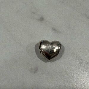 2/$50 ❤️ Pandora Y2K Sterling Silver Heart Charm – S925 ALE ❤️